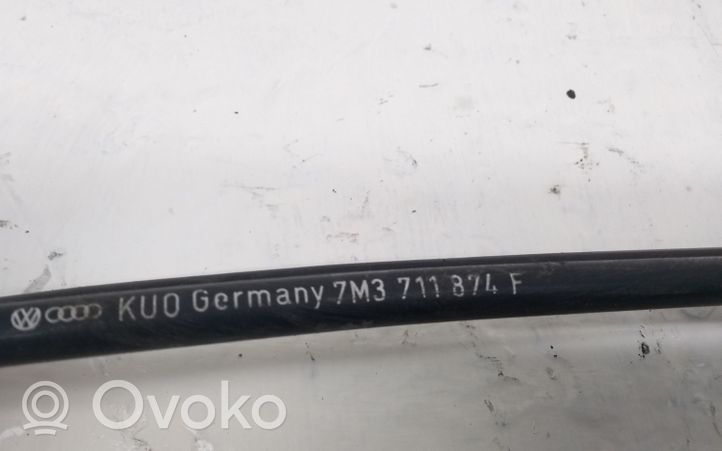 Volkswagen Sharan Lewarek zmiany biegów / górny 7M3711874F
