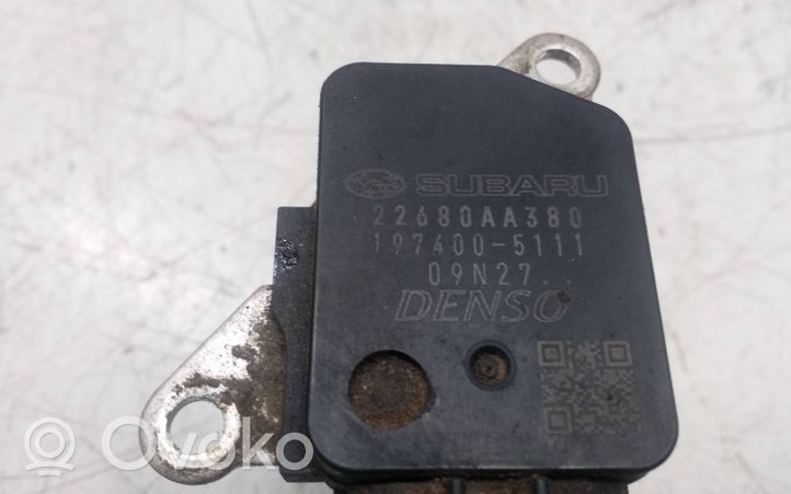 Subaru Outback Caudalímetro de flujo del aire 1974005111