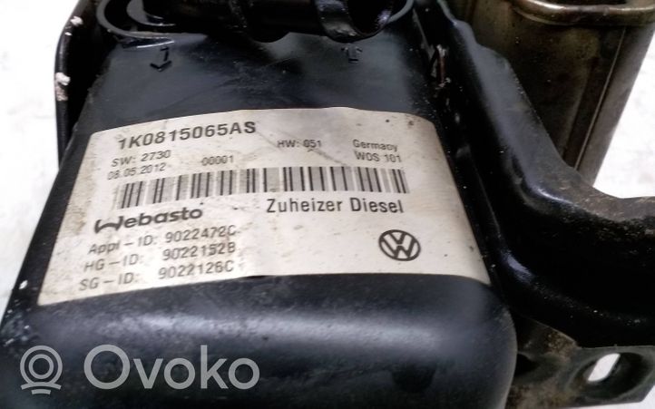 Volkswagen Caddy Unité de préchauffage auxiliaire Webasto 1K0815065AS