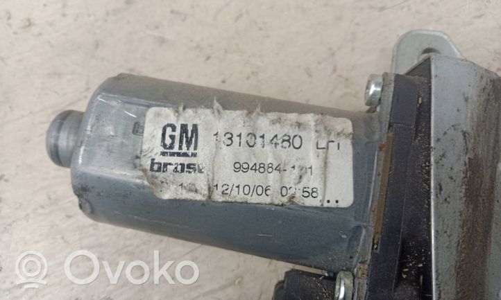 Opel Astra H Regulador de puerta delantera con motor 13101480LH