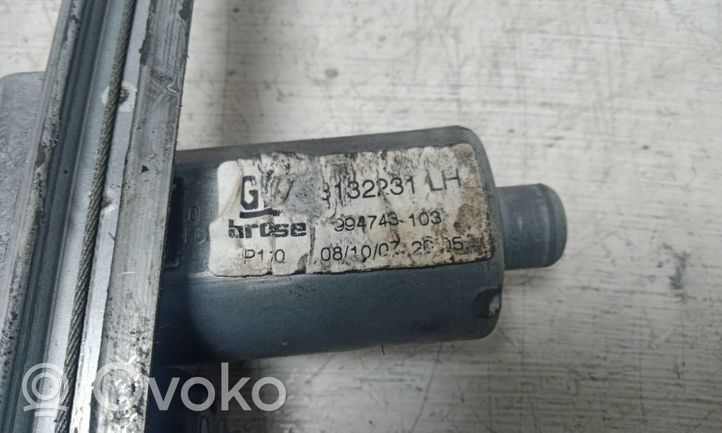 Opel Zafira B Mécanisme lève-vitre de porte arrière avec moteur 13132231LH