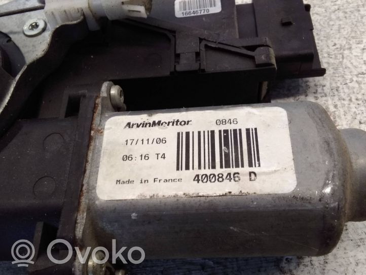 Nissan Pathfinder R51 Priekinio el. lango pakėlimo mechanizmo komplektas 400846D