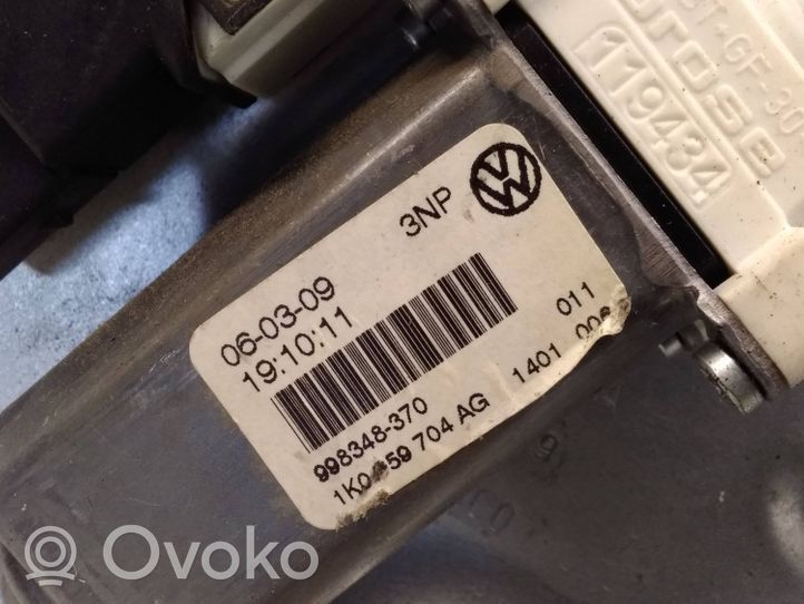 Volkswagen Golf V Mécanisme lève-vitre de porte arrière avec moteur 1K0959704AG