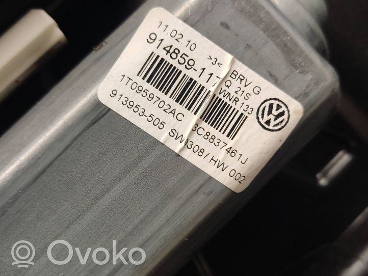 Volkswagen PASSAT CC Priekinio el. lango pakėlimo mechanizmo komplektas 3C8837461J