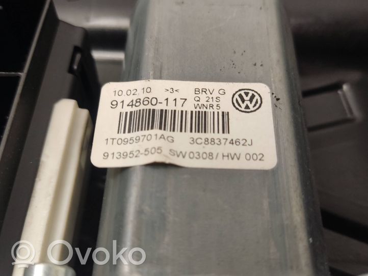 Volkswagen PASSAT CC Priekinio el. lango pakėlimo mechanizmo komplektas 3C8837462J