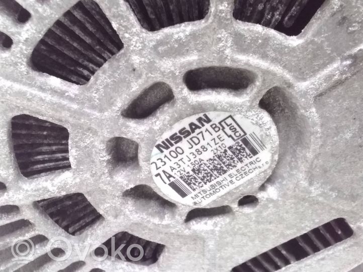 Nissan Qashqai Generatore/alternatore 23100JD71B