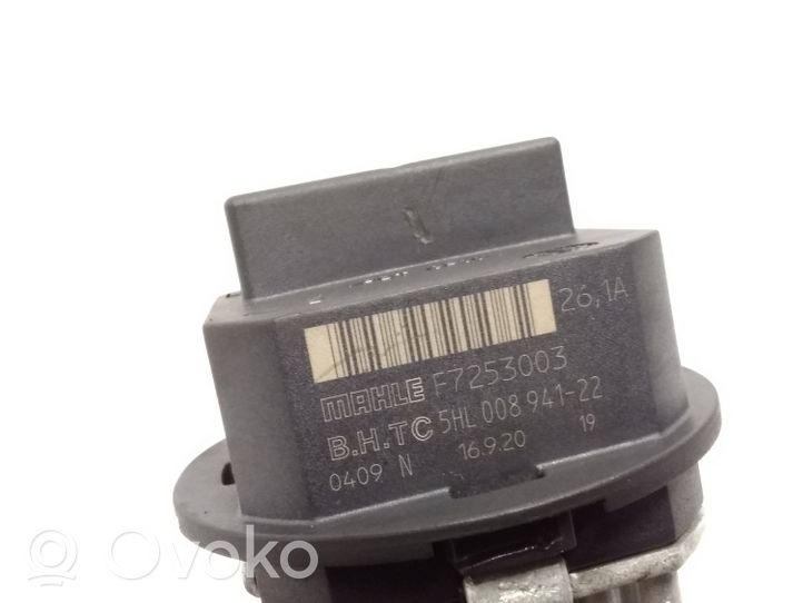 Volvo XC60 Heater blower motor/fan resistor F7253003