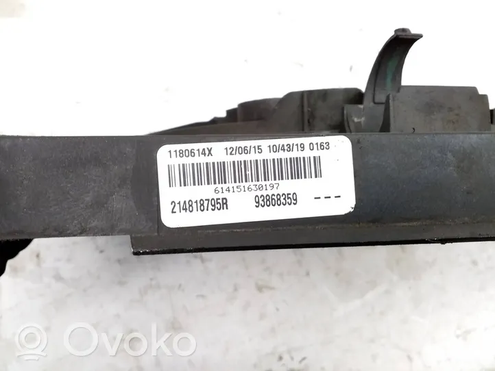 Opel Vivaro Ventilateur de refroidissement de radiateur électrique 93868359