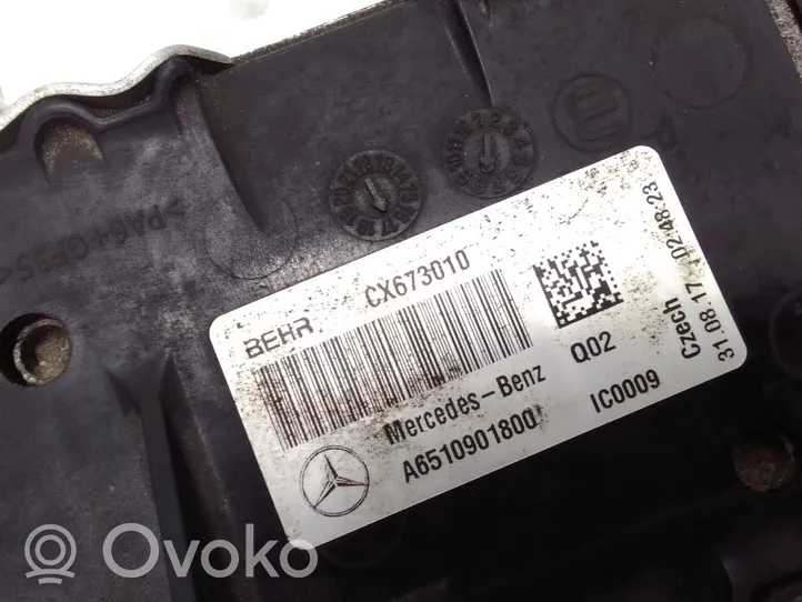 Mercedes-Benz GLC C253 Välijäähdyttimen jäähdytin A6510901800