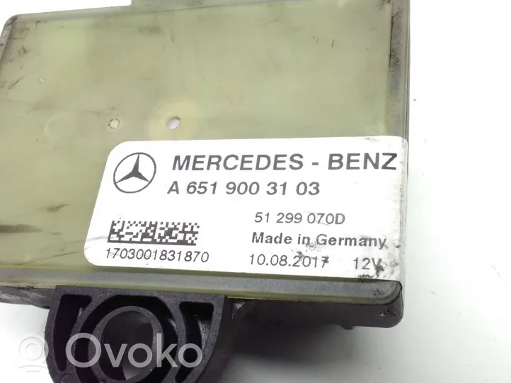 Mercedes-Benz GLC C253 Hehkutulpan esikuumennuksen rele A6519003103