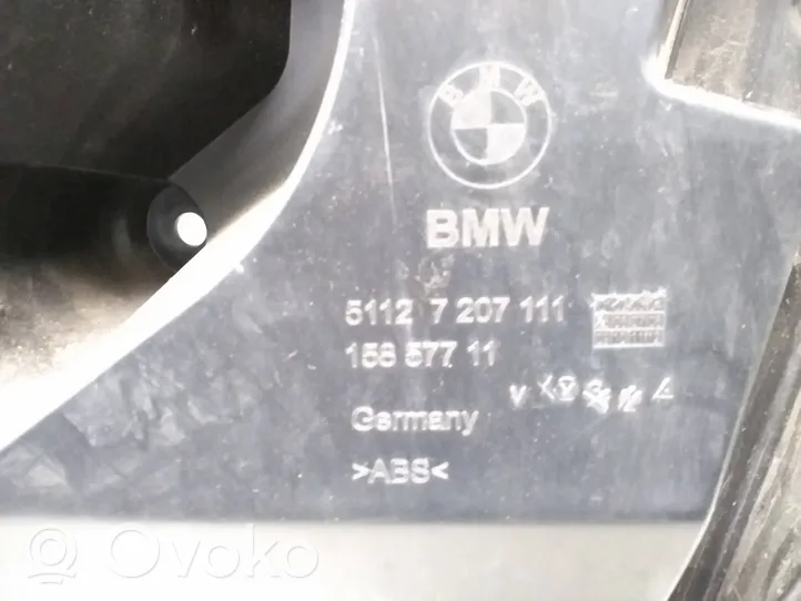 BMW 5 F10 F11 Soporte de apoyo de la esquina del parachoques 51127207111