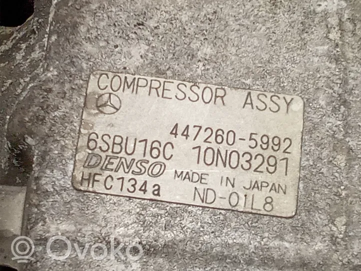 Mercedes-Benz C W204 Gaisa kondicioniera kompresors (sūknis) 4472605992