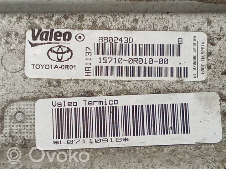 Toyota Avensis T250 Öljynsuodattimen kannake 157100R01000