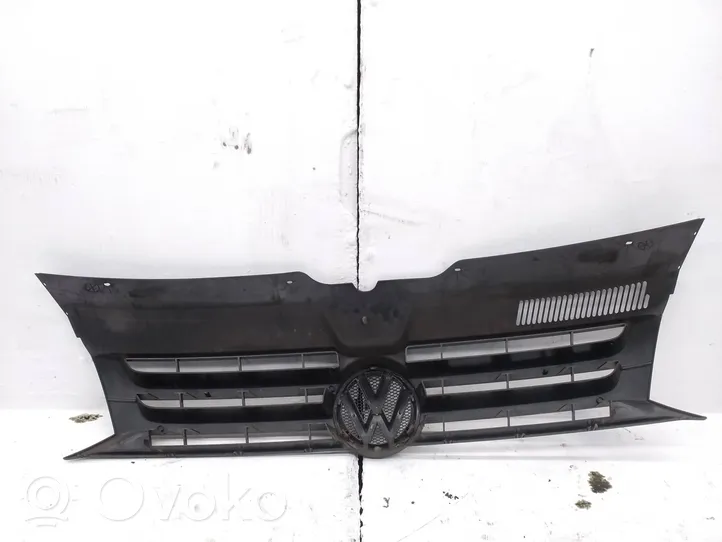 Volkswagen Transporter - Caravelle T5 Grille calandre supérieure de pare-chocs avant 7E0853653