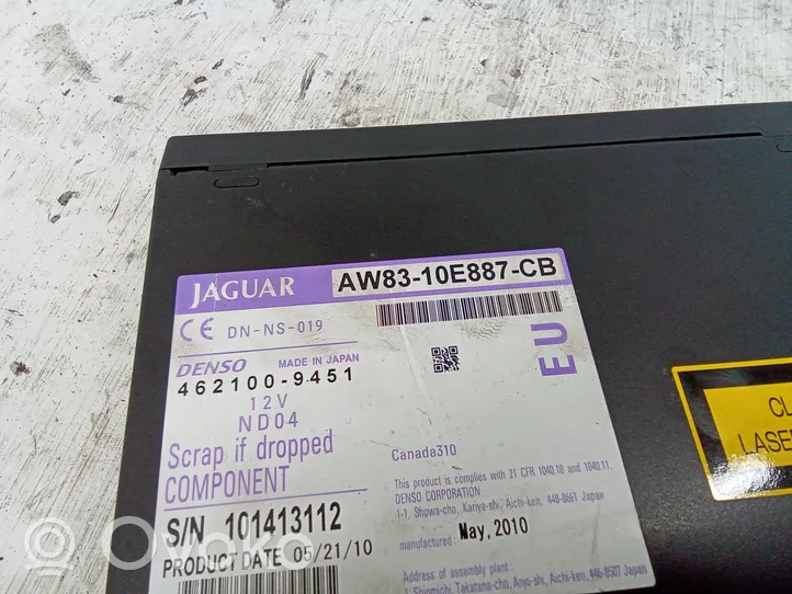 Jaguar XF X250 Unité principale radio / CD / DVD / GPS AW8310E887CB