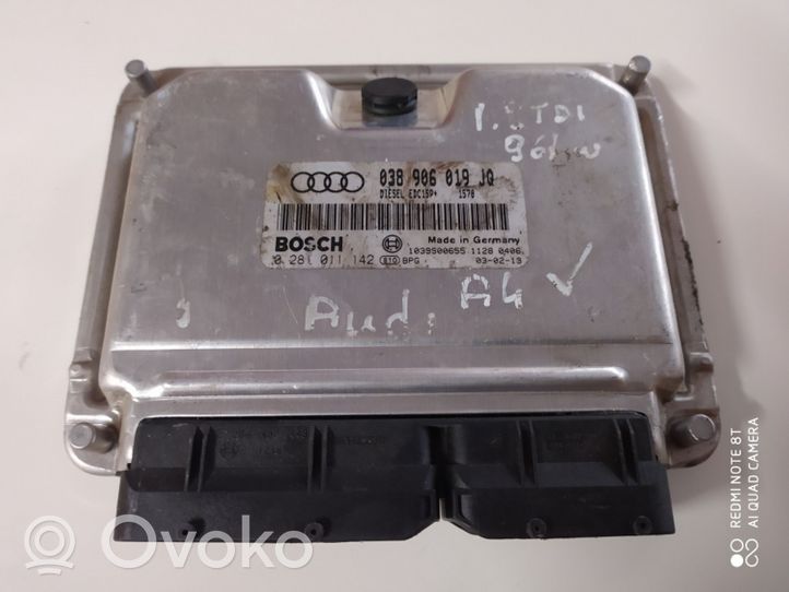 Audi A4 S4 B6 8E 8H Engine control unit/module 038906019JQ