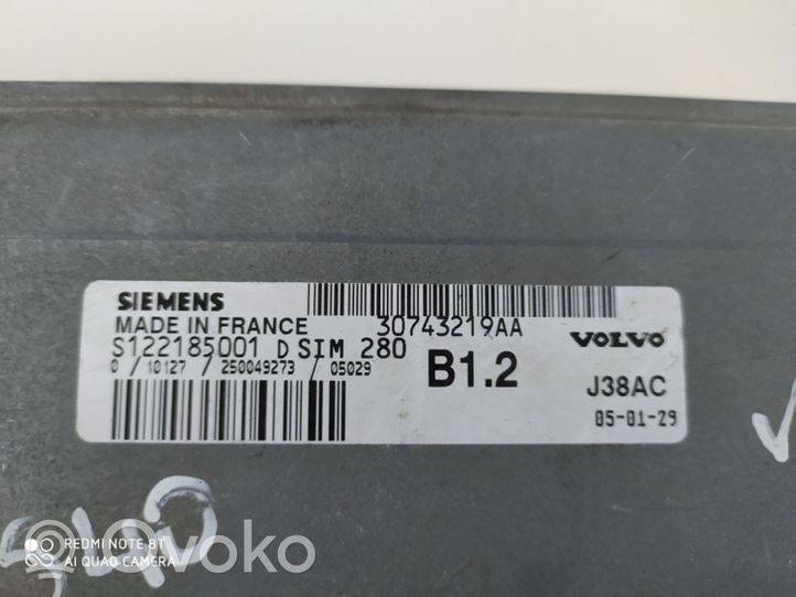 Volvo S40 Calculateur moteur ECU S122185001