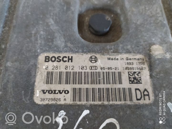 Volvo S60 Sterownik / Moduł ECU 0281012103