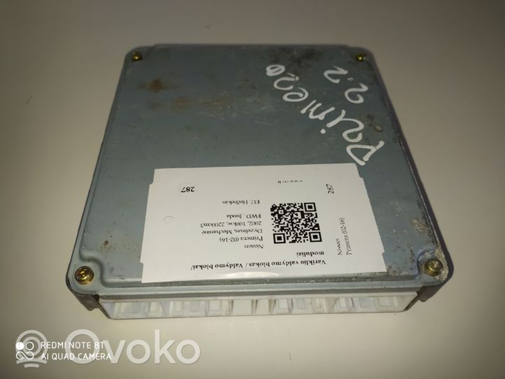 Nissan Primera Dzinēja vadības bloks 23710AU602