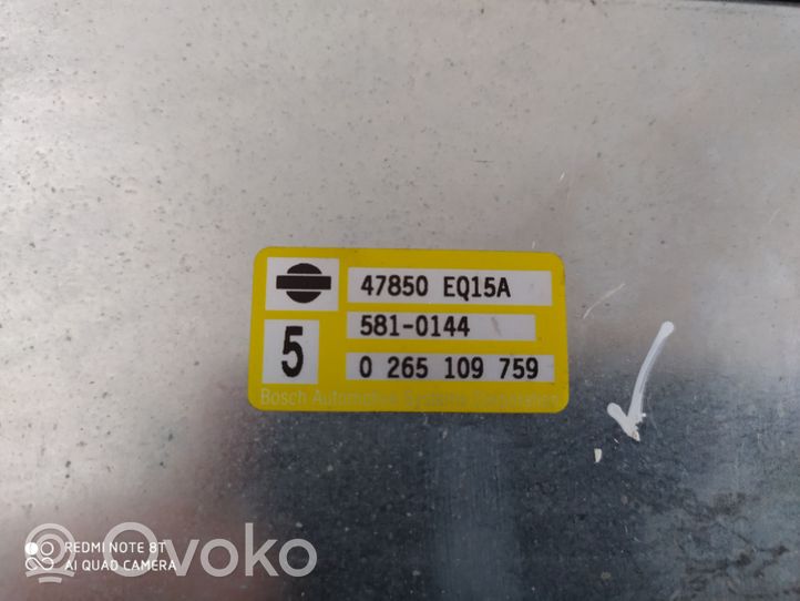 Nissan X-Trail T30 Pavarų dėžės valdymo blokas 47850EQ15A