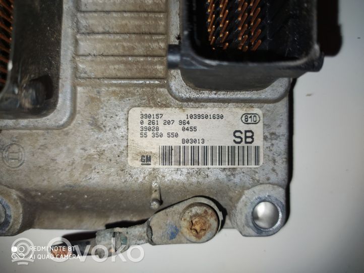 Opel Corsa C Sterownik / Moduł ECU 0261207964