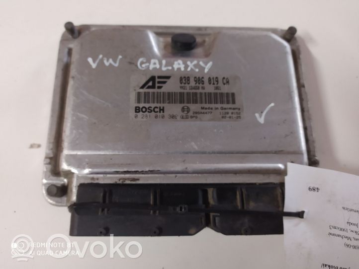 Ford Galaxy Calculateur moteur ECU 0281010309
