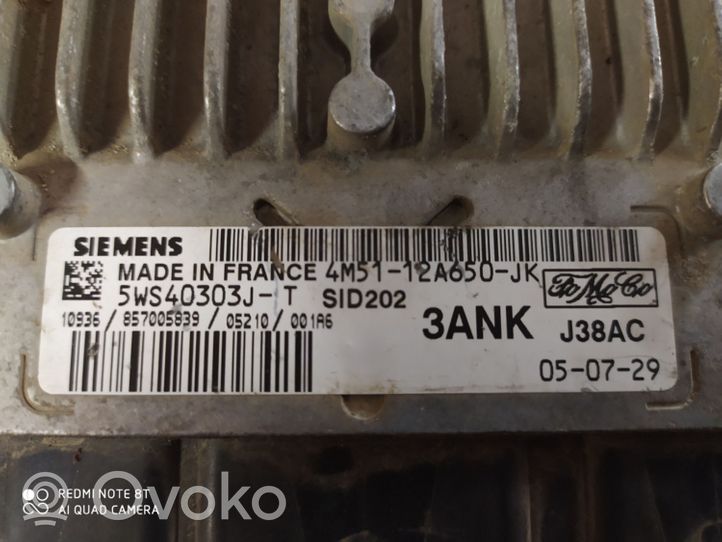 Ford Focus Sterownik / Moduł ECU 5WS40303JT