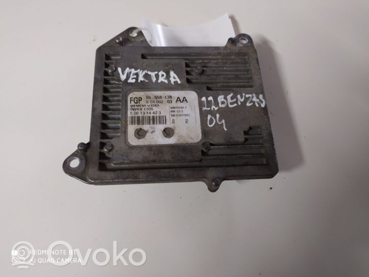 Opel Vectra C Engine control unit/module 5WK91105