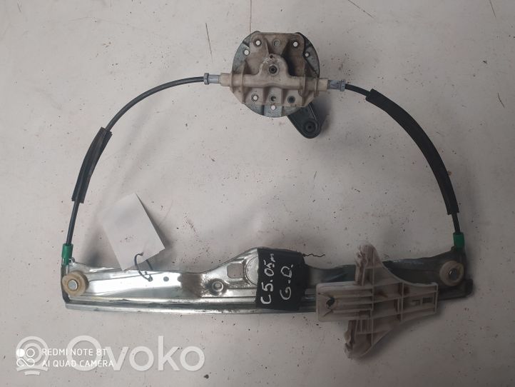 Citroen C5 Rear door manual window regulator 106211106