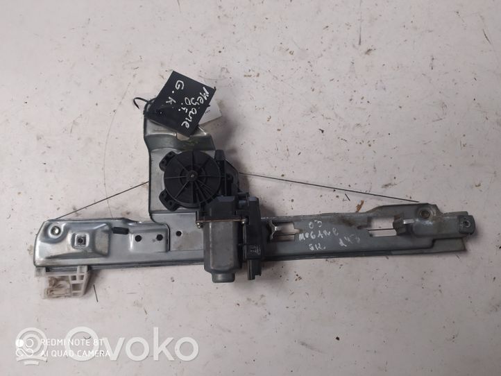 Renault Megane II Rear door window regulator with motor 190011782