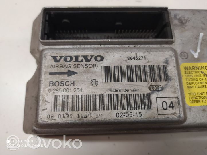 Volvo S80 Centralina/modulo airbag 8645271