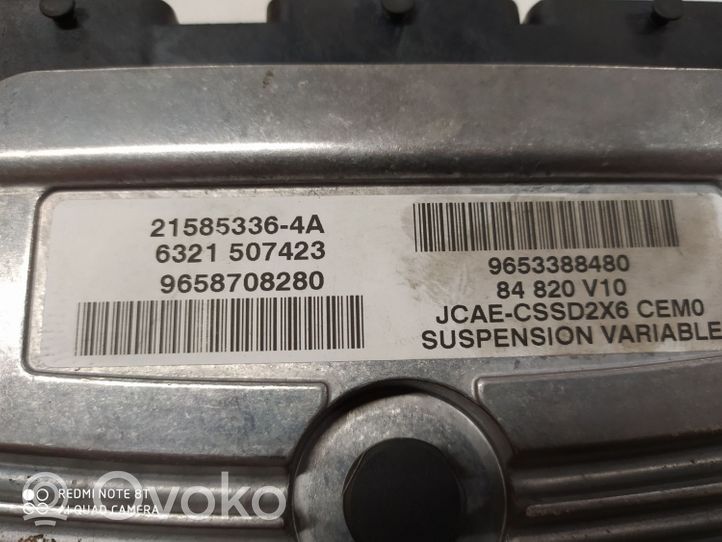 Citroen C6 Suspension control unit/module 9653388480