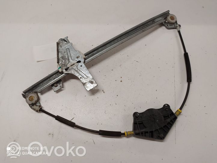 Peugeot 307 Mechanizm podnoszenia szyby przedniej bez silnika 9634456880