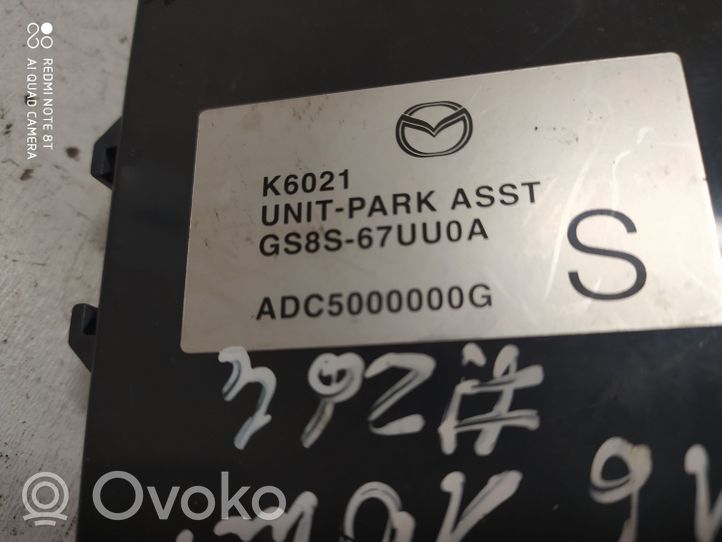 Mazda 6 Pysäköintitutkan (PCD) ohjainlaite/moduuli GS8S67UU0A