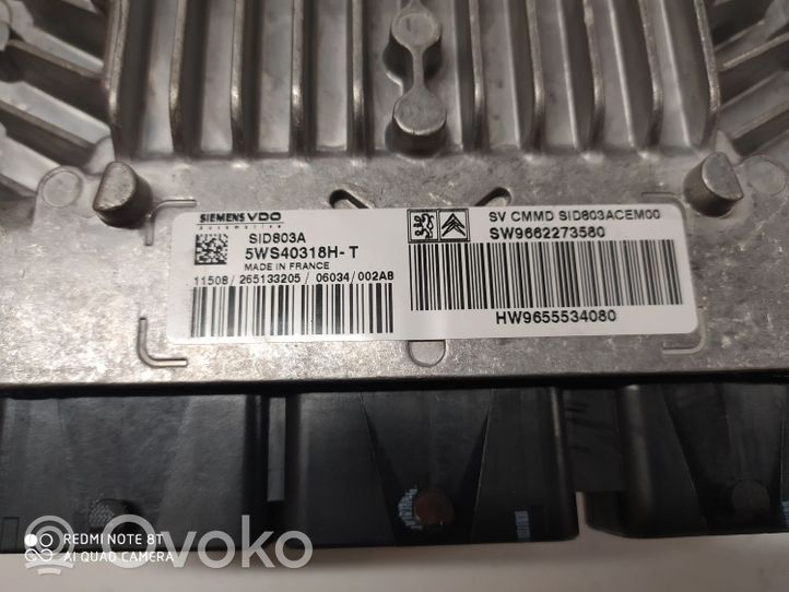 Citroen C5 Sterownik / Moduł ECU 5WS40318HT