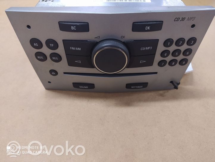 Opel Astra H Radio/CD/DVD/GPS-pääyksikkö 497316088