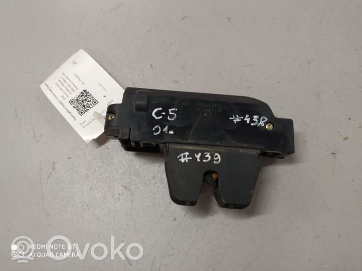 Citroen C5 Serrure de loquet coffre 9646091580