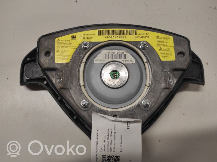 Opel Astra G Ohjauspyörän turvatyyny 90437571