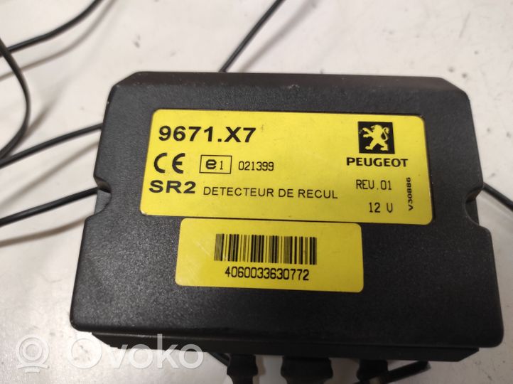 Peugeot 307 CC Cableado del sensor de aparcamiento (PDC) 1854016000