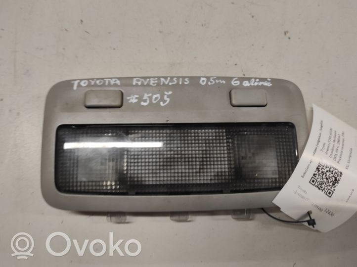 Toyota Avensis T250 Interruptor de iluminación interior 8125005021