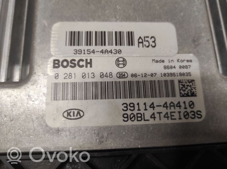 KIA Sorento Sterownik / Moduł ECU 391144A410