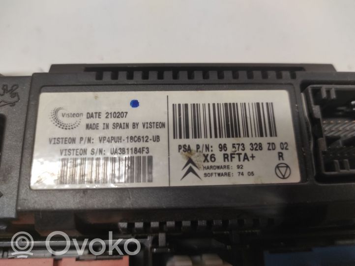 Citroen C6 Climate control unit 96573328