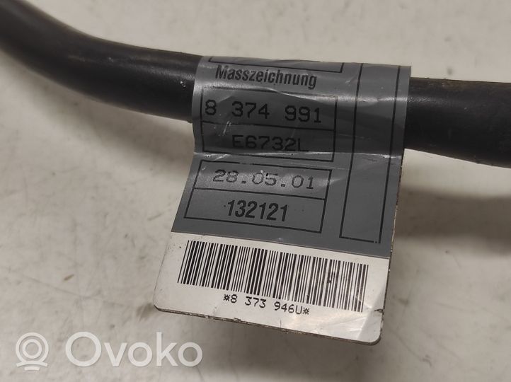 BMW 3 E46 Minus / Klema / Przewód akumulatora 8373946