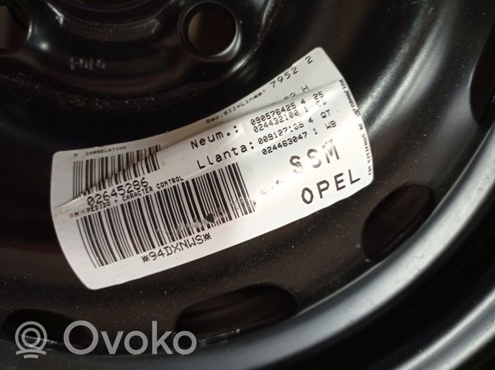 Opel Corsa C Koło zapasowe R14 4X100