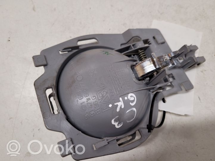 Citroen C3 Galinė atidarymo rankenėlė vidinė 9647164577