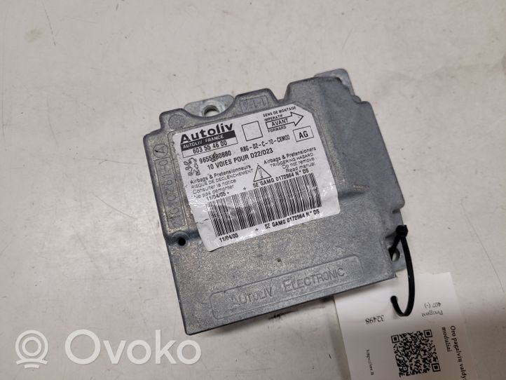 Peugeot 407 Airbag control unit/module 603554600