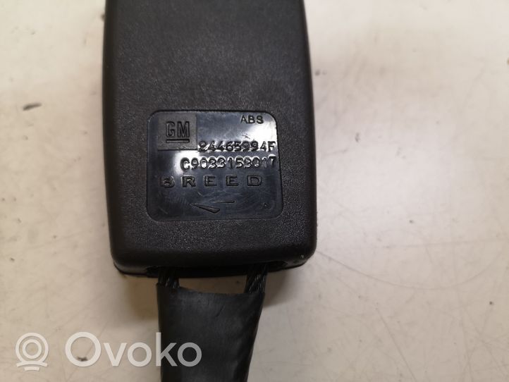 Opel Signum Klamra tylnego pasa bezpieczeństwa 244965994F