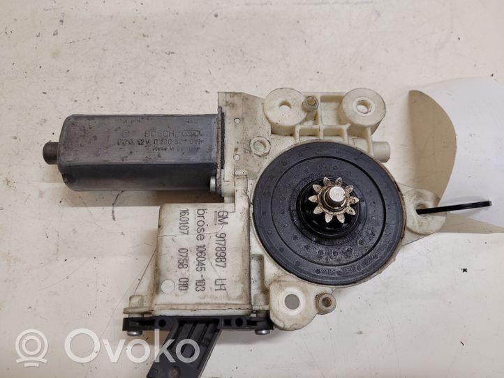 Opel Signum Silniczek podnośnika szyby drzwi przednich 9178987