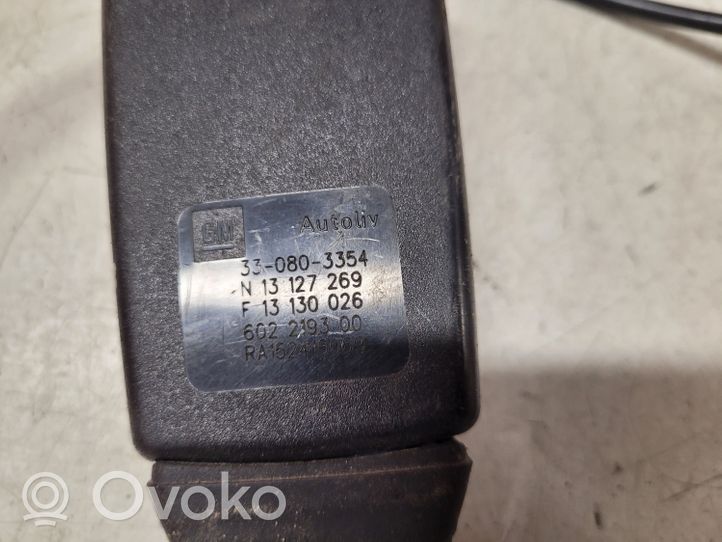 Opel Zafira B Boucle de ceinture de sécurité avant 330803354