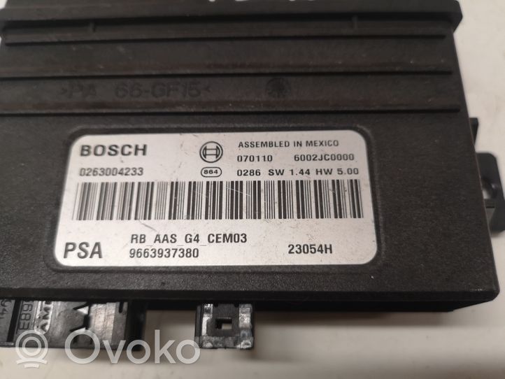 Citroen C4 I Picasso Parking PDC control unit/module 0263004233